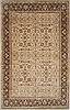 Kashan Beige Hand Knotted 101 X 160  Area Rug 250-26519 Thumb 0