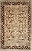 Kashan Beige Hand Knotted 101 X 160 Area Rug 250-26519 Thumb 0