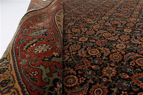 Herati Green Round Hand Knotted 80 X 80 Area Rug 250-26520 Image 1