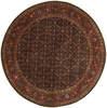 Herati Green Round Hand Knotted 80 X 80  Area Rug 250-26520 Thumb 0