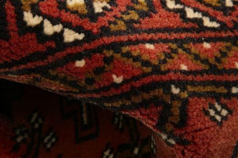 Bokhara Red Hand Knotted 111 X 37 Area Rug 253-26521 Image 2