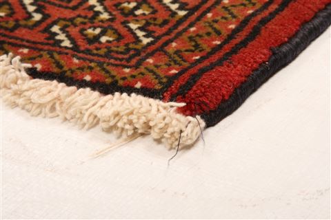 Bokhara Red Hand Knotted 111 X 37 Area Rug 253-26521 Image 9