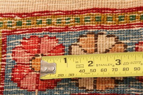 Kerman Multicolor Hand Knotted 111 X 37 Area Rug 100-26522 Image 6