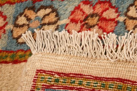 Kerman Multicolor Hand Knotted 111 X 37 Area Rug 100-26522 Image 7