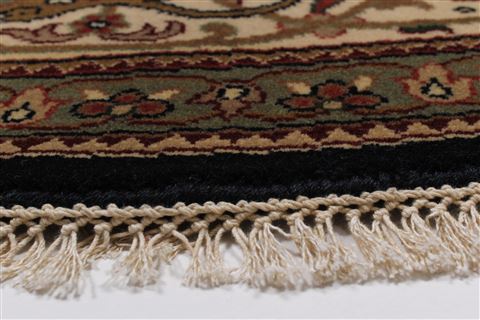 Herati Beige Round Hand Knotted 81 X 81 Area Rug 250-26524 Image 4
