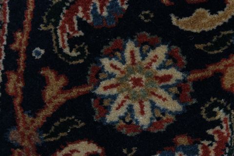Herati Blue Round Hand Knotted 80 X 80 Area Rug 250-26531 Image 8