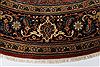 Herati Blue Round Hand Knotted 80 X 80 Area Rug 250-26531 Thumb 3