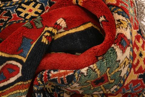 Kazak Red Hand Knotted 61 X 78 Area Rug 253-26533 Image 2