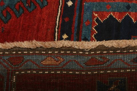Kazak Red Hand Knotted 52 X 93 Area Rug 253-26536 Image 8