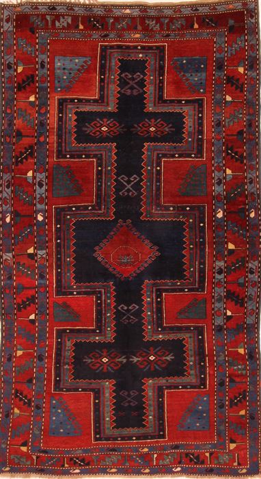 Kazak Red Hand Knotted 52 X 93 Area Rug 253-26536 Image 0