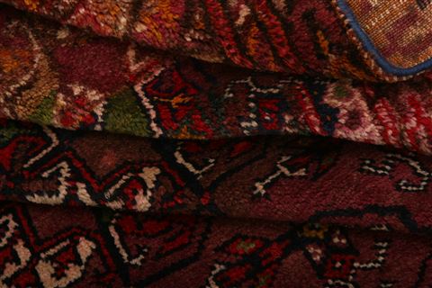 Baluch Red Hand Knotted 44 X 74 Area Rug 253-26537 Image 3