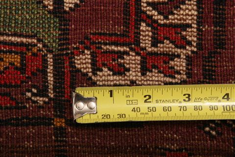 Baluch Red Hand Knotted 44 X 74 Area Rug 253-26537 Image 4