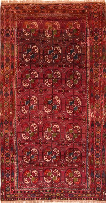 Baluch Red Hand Knotted 44 X 74 Area Rug 253-26537 Image 0