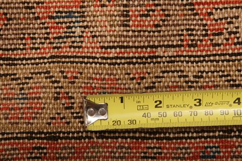 Malayer Orange Hand Knotted 49 X 60 Area Rug 253-26539 Image 3