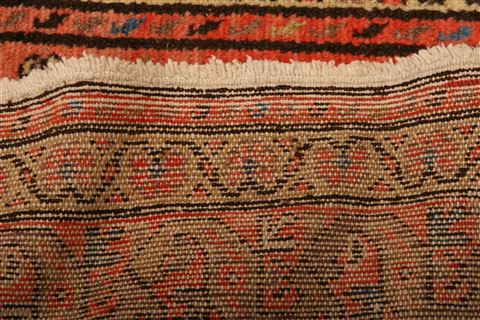 Malayer Orange Hand Knotted 49 X 60 Area Rug 253-26539 Image 4