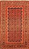 Malayer Orange Hand Knotted 49 X 60 Area Rug 253-26539 Thumb 0