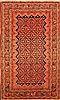 Malayer Orange Hand Knotted 49 X 60  Area Rug 253-26539 Thumb 0