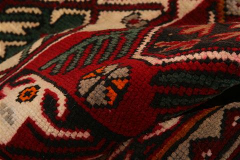 Shirvan Red Hand Knotted 42 X 71 Area Rug 100-26540 Image 1