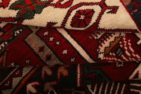 Shirvan Red Hand Knotted 42 X 71 Area Rug 100-26540 Image 4