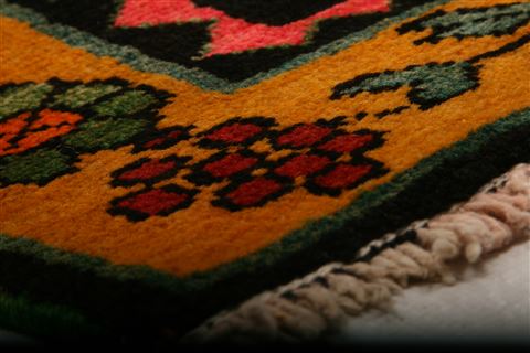 Karabakh Yellow Hand Knotted 38 X 71 Area Rug 100-26541 Image 7