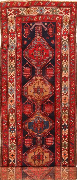 Sarab Red Runner Hand Knotted 34 X 128 Area Rug 253-26542 Image 0