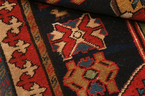 Kazak Blue Runner Hand Knotted 42 X 89 Area Rug 100-26543 Image 3