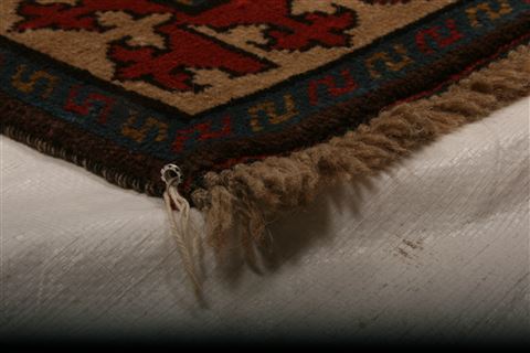 Kazak Blue Runner Hand Knotted 42 X 89 Area Rug 100-26543 Image 7