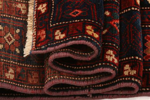 Karabakh Red Runner Hand Knotted 311 X 108 Area Rug 253-26545 Image 4