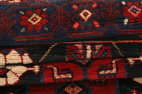 Karabakh Red Runner Hand Knotted 311 X 108 Area Rug 253-26545 Image 5