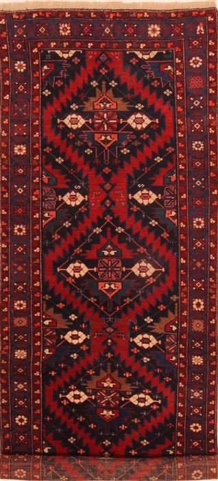 Karabakh Red Runner Hand Knotted 311 X 108 Area Rug 253-26545 Image 0