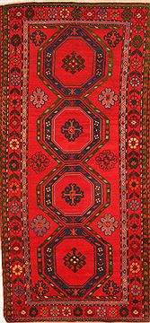 Karabakh Red Runner Hand Knotted 3'11" X 8'8"  Area Rug 100-26548