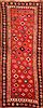 Kazak Red Runner Hand Knotted 34 X 86  Area Rug 253-26551 Thumb 0