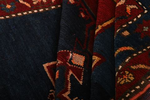 Kazak Blue Runner Hand Knotted 47 X 106 Area Rug 100-26553 Image 2