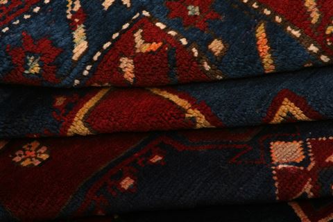 Kazak Blue Runner Hand Knotted 47 X 106 Area Rug 100-26553 Image 3