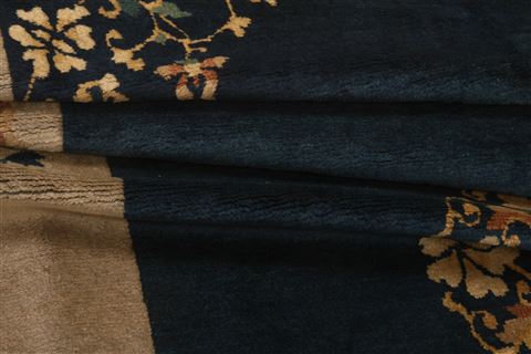 Asian Inspired Blue Hand Knotted 41 X 68 Area Rug 100-26558 Image 4