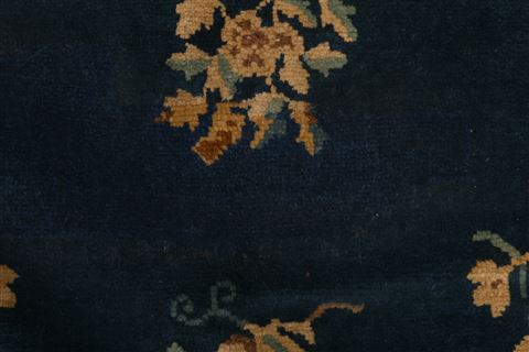 Asian Inspired Blue Hand Knotted 511 X 85 Area Rug 100-26559 Image 7