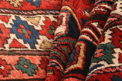Kazak Red Hand Knotted 45 X 80 Area Rug 253-26561 Image 5