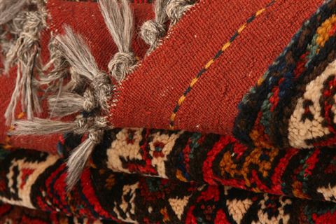 Kurdi Red Hand Knotted 43 X 610 Area Rug 100-26568 Image 5