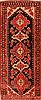 Karabakh Red Runner Hand Knotted 411 X 116  Area Rug 100-26569 Thumb 0