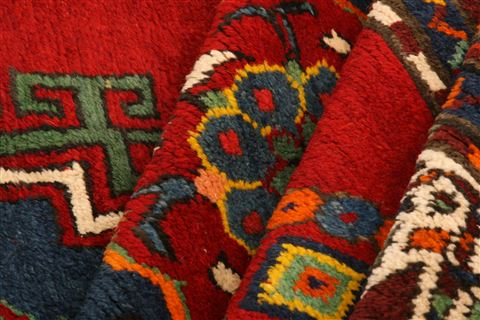 Kazak Red Hand Knotted 48 X 75 Area Rug 253-26571 Image 3