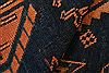 Abadeh Orange Hand Knotted 47 X 64 Area Rug 253-26575 Thumb 6