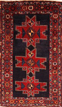 Russia Kazak Blue Rectangle 7x10 ft Wool Carpet 26576
