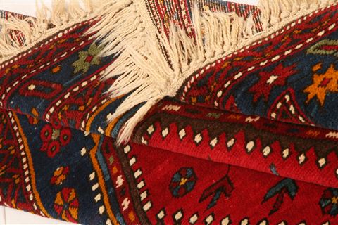 Kazak Red Hand Knotted 48 X 68 Area Rug 253-26577 Image 4