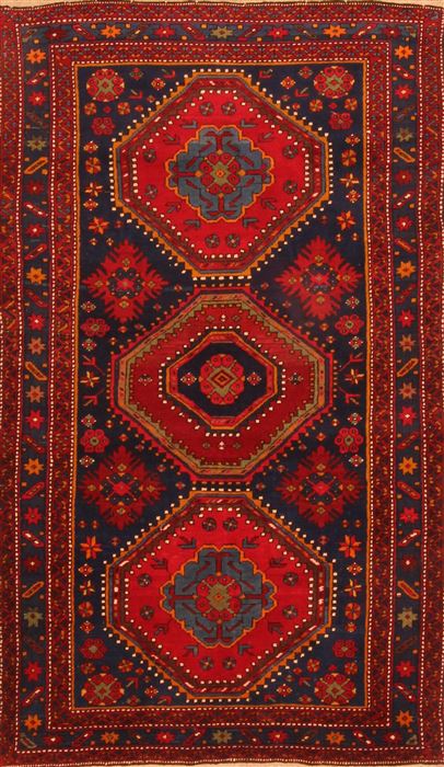 Kazak Red Hand Knotted 48 X 68 Area Rug 253-26577 Image 0