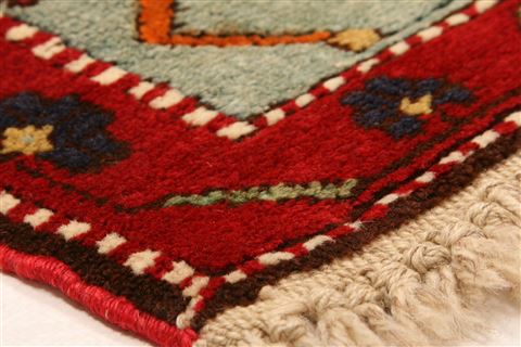Kazak Red Hand Knotted 40 X 67 Area Rug 100-26579 Image 1