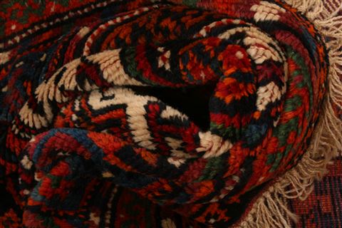 Kurdi Red Runner Hand Knotted 410 X 107 Area Rug 253-26581 Image 2