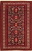Geometric Red Hand Knotted 45 X 66  Area Rug 253-26582 Thumb 0