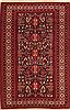 Geometric Red Hand Knotted 45 X 66 Area Rug 253-26582 Thumb 0