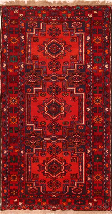 Kazak Red Hand Knotted 62 X 95 Area Rug 253-26585 Image 0