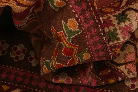 Kazak Brown Hand Knotted 42 X 67 Area Rug 253-26588 Image 2